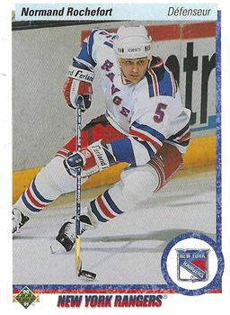 1990-91 Upper Deck French #437 Normand Rochefort Front