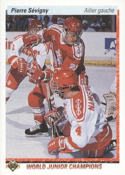 1990-91 Upper Deck French #456 Pierre Sevigny Front