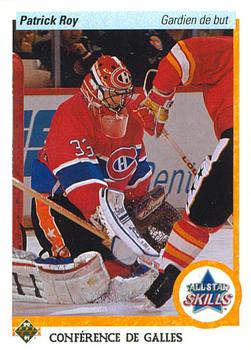 1990-91 Upper Deck French #496 Patrick Roy Front