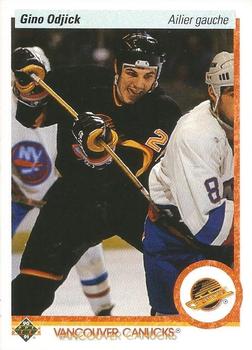 1990-91 Upper Deck French #518 Gino Odjick Front