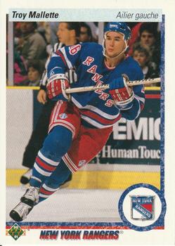 1990-91 Upper Deck French #11 Troy Mallette Front