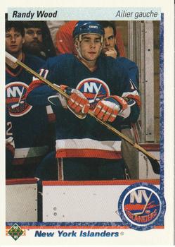 1990-91 Upper Deck French #16 Randy Wood Front