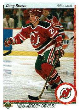 1990-91 Upper Deck French #159 Doug Brown Front