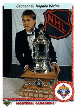 1990-91 Upper Deck French #207 Patrick Roy Front