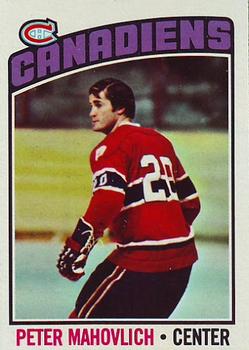 1976-77 Topps #15 Peter Mahovlich Front