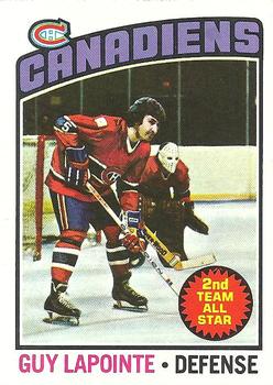 1976-77 Topps #223 Guy Lapointe Front