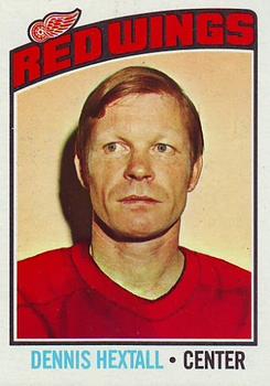 1976-77 Topps #32 Dennis Hextall Front
