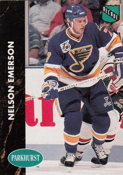 1991-92 Parkhurst French #151 Nelson Emerson Front