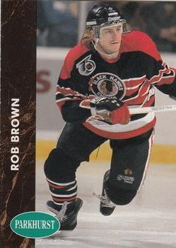 1991-92 Parkhurst French #258 Rob Brown Front