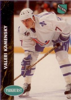 1991-92 Parkhurst French #362 Valeri Kamensky Front