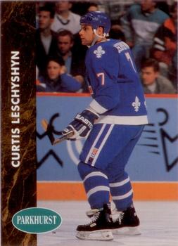 1991-92 Parkhurst French #367 Curtis Leschyshyn Front