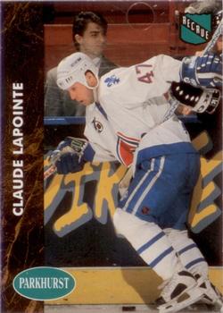 1991-92 Parkhurst French #370 Claude Lapointe Front