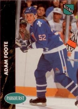 1991-92 Parkhurst French #371 Adam Foote Front