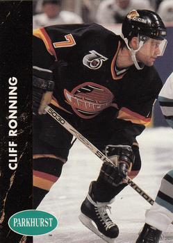 1991-92 Parkhurst French #182 Cliff Ronning Front