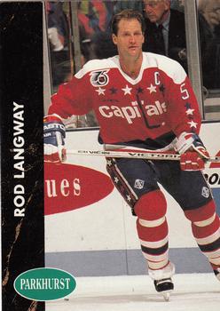 1991-92 Parkhurst French #197 Rod Langway Front