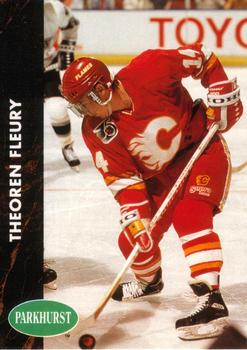 1991-92 Parkhurst French #22 Theoren Fleury Front