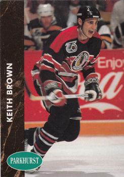 1991-92 Parkhurst French #261 Keith Brown Front