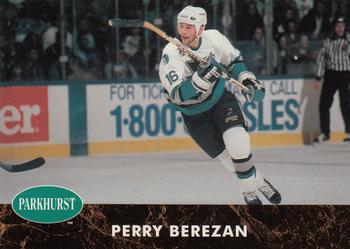 1991-92 Parkhurst French #381 Perry Berezan Front