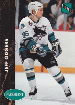 1991-92 Parkhurst French #386 Jeff Odgers Front