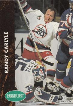 1991-92 Parkhurst French #418 Randy Carlyle Front