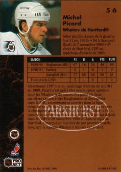 1991-92 Parkhurst French #56 Michel Picard Back