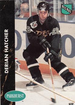 1991-92 Parkhurst French #75 Derian Hatcher Front