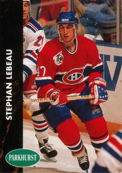 1991-92 Parkhurst French #87 Stephan Lebeau Front