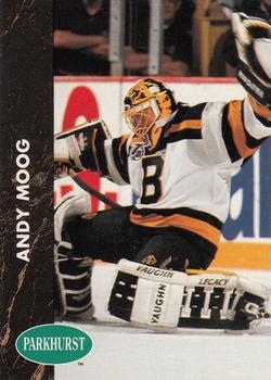 1991-92 Parkhurst French #8 Andy Moog Front