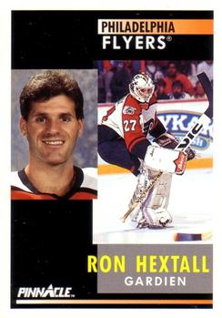 1990-91 Score #25 Ron Hextall Flyers Slabbed Signed Card BAS