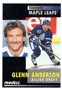 1991-92 Pinnacle French #12 Glenn Anderson Front