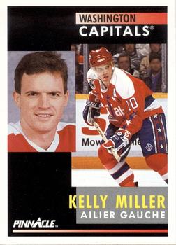 1991-92 Pinnacle French #23 Kelly Miller Front