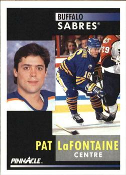 1991-92 Pinnacle French #25 Pat LaFontaine Front