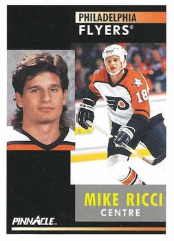 1991-92 Pinnacle French #32 Mike Ricci Front