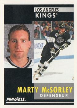 1991-92 Pinnacle French #35 Marty McSorley Front