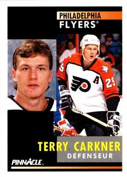 1991-92 Pinnacle French #51 Terry Carkner Front