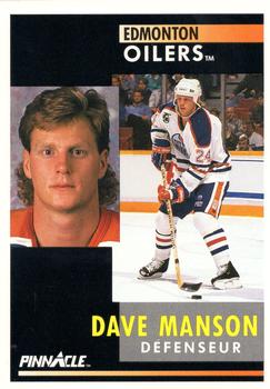 1991-92 Pinnacle French #62 Dave Manson Front