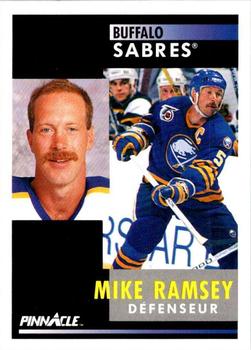 1991-92 Pinnacle French #64 Mike Ramsey Front