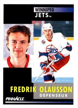 1991-92 Pinnacle French #74 Fredrik Olausson Front