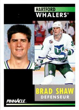 1991-92 Pinnacle French #88 Brad Shaw Front