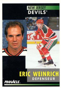 1991-92 Pinnacle French #89 Eric Weinrich Front