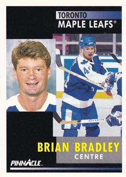 1991-92 Pinnacle French #90 Brian Bradley Front