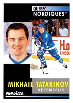 1991-92 Pinnacle French #97 Mikhail Tatarinov Front