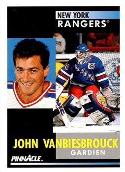 1991-92 Pinnacle French #121 John Vanbiesbrouck Front