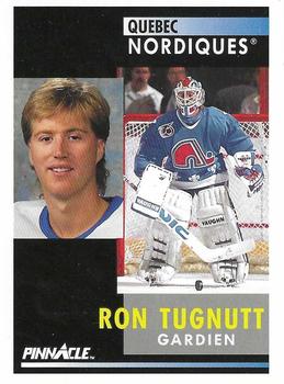 1991-92 Pinnacle French #124 Ron Tugnutt Front