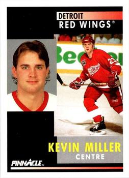 1991-92 Pinnacle French #133 Kevin Miller Front