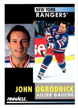 1991-92 Pinnacle French #145 John Ogrodnick Front