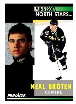 1991-92 Pinnacle French #161 Neal Broten Front