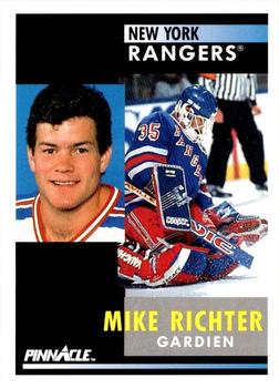 1991-92 Pinnacle French #164 Mike Richter Front