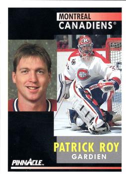 1991-92 Pinnacle French #175 Patrick Roy Front