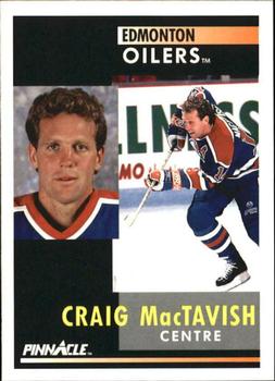 1991-92 Pinnacle French #215 Craig MacTavish Front